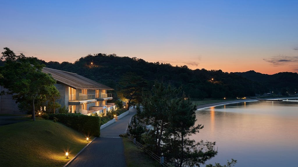 Sunset at Benesse House