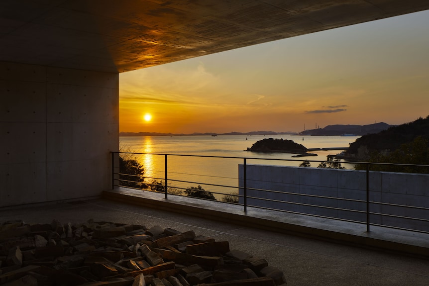 Sunset at Benesse House