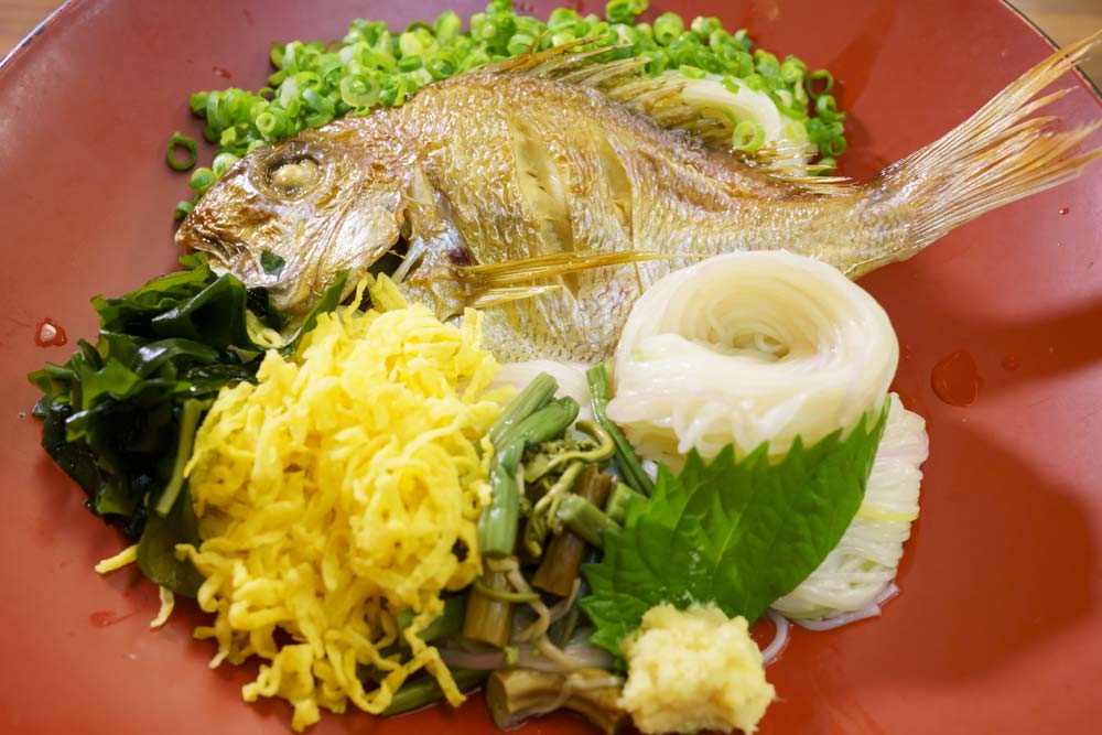 Tai Somen (Sea Bream Noodles)