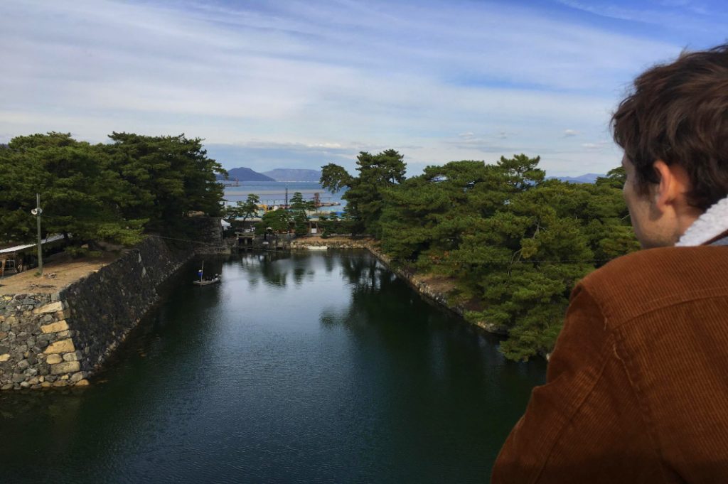 Takamatsu Castle Moat Fish Feeding