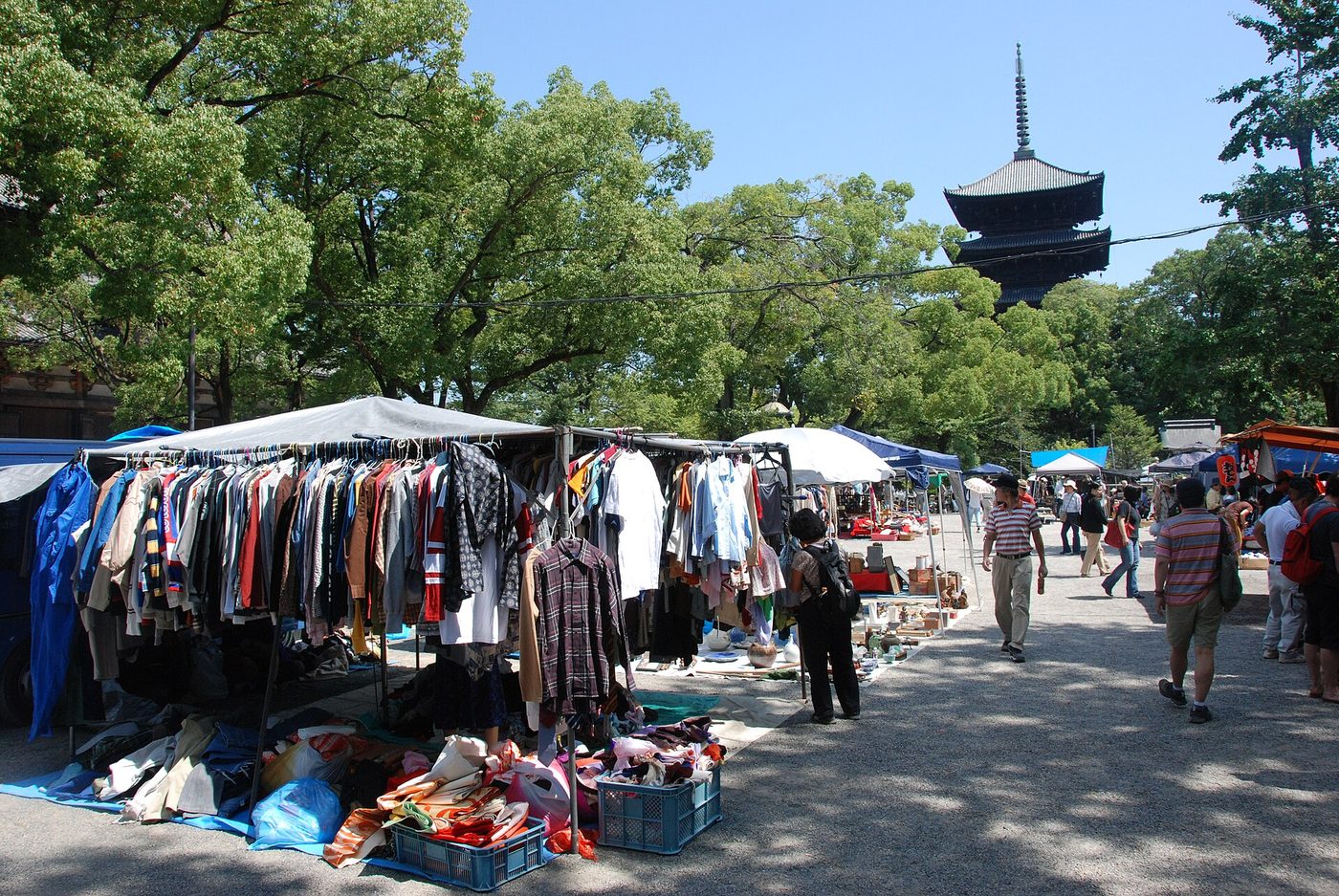 Toji Temple Flea Market