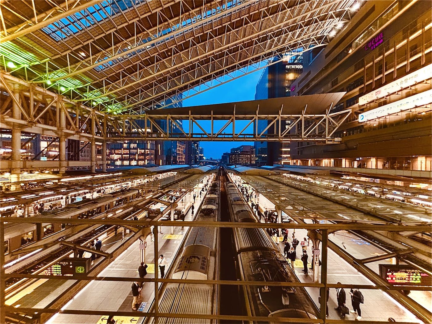 Umeda Train Platform Garden