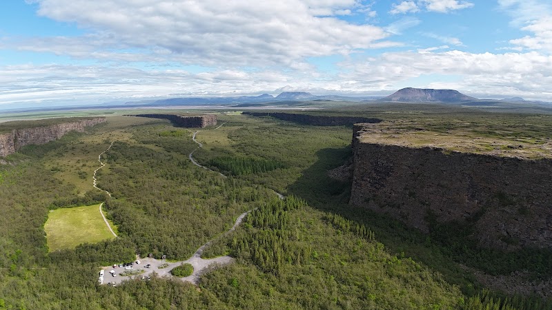 Ásbyrgi Canyon